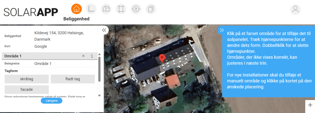 Megasol SolarAPP - Beregn dit solcelletags energiproduktion